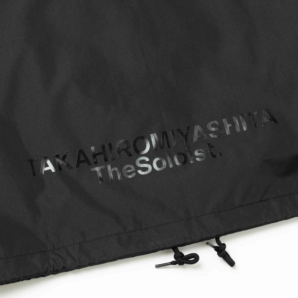 コーチジャケット TAKAHIROMIYASHITATheSoloist. リフレクティブロゴ ブラック