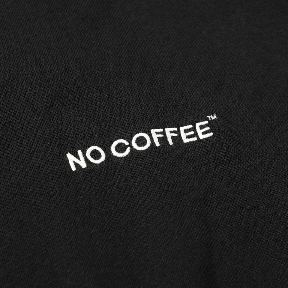 裏毛 スウェット プルオーバーフーディー NO COFFEE ブラック