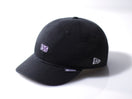 9TWENTY ショートバイザー ONEHUNDRED ATHLETIC ミニロゴ ブラック
