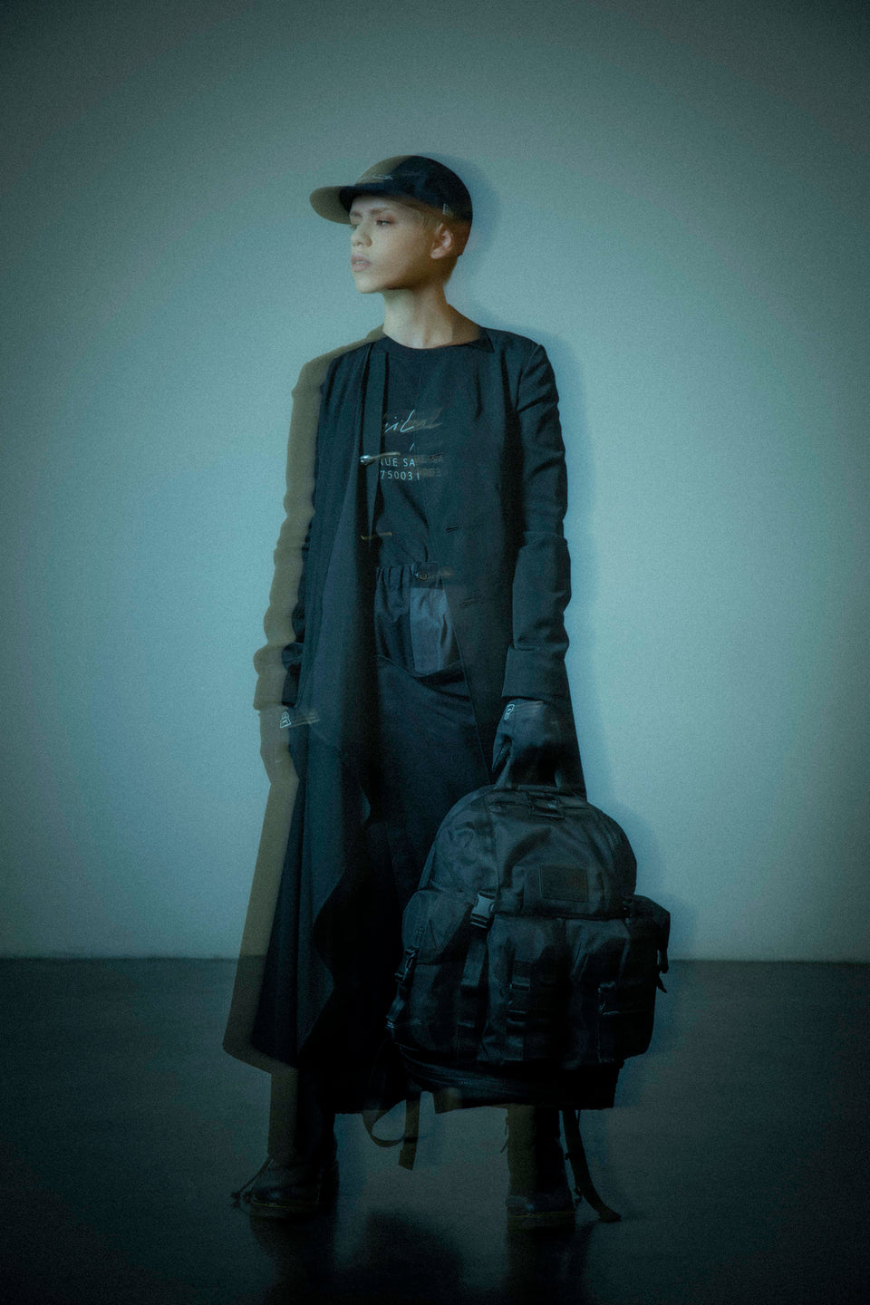 フリース ウォーマー グローブ Yohji Yamamoto FW20 シグネチャーロゴ ブラック